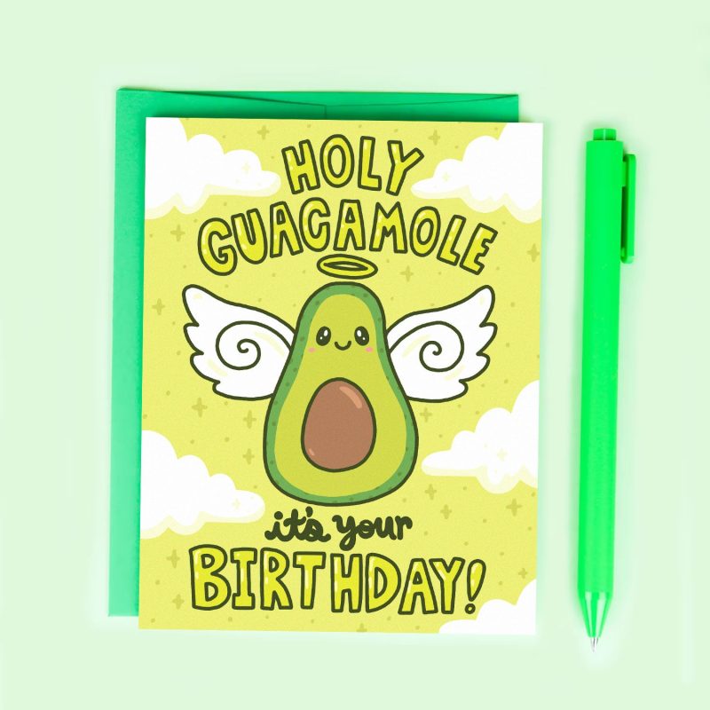 Holy Guacamole Greeting Card for Birthday