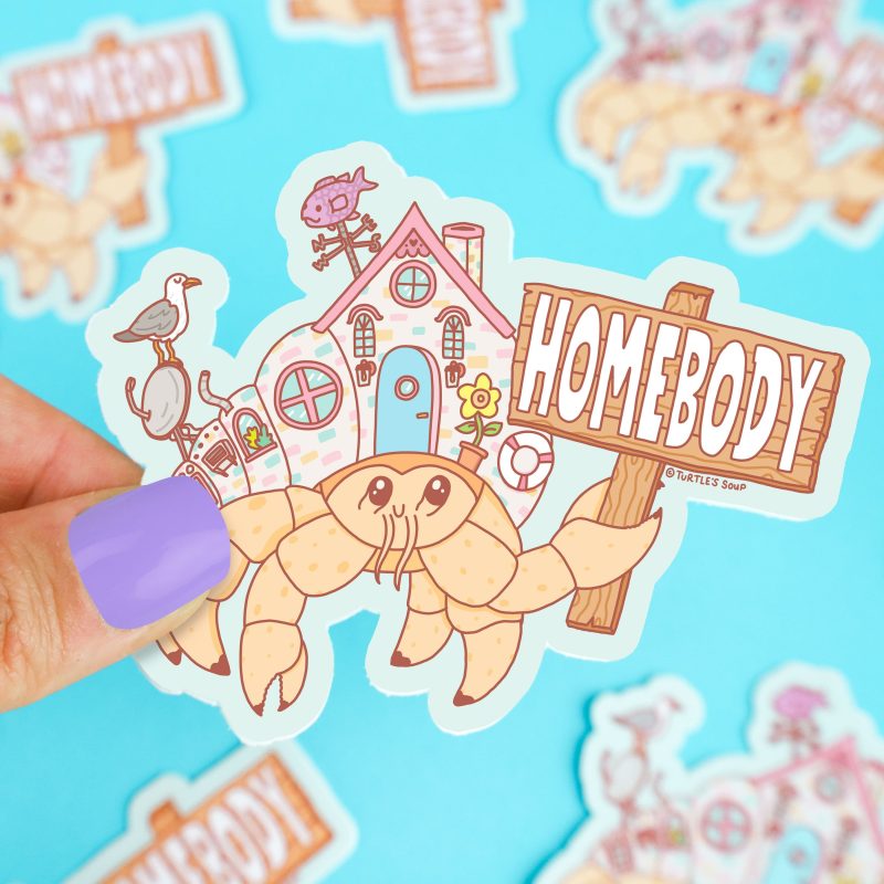 Homebody Vinyl Sticker1