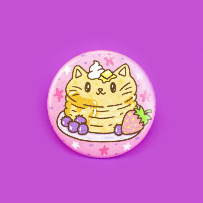 Pancake Kitty Cute Dessert Breakfast Cat Adorable Pastel Art Turtles Soup Sweet