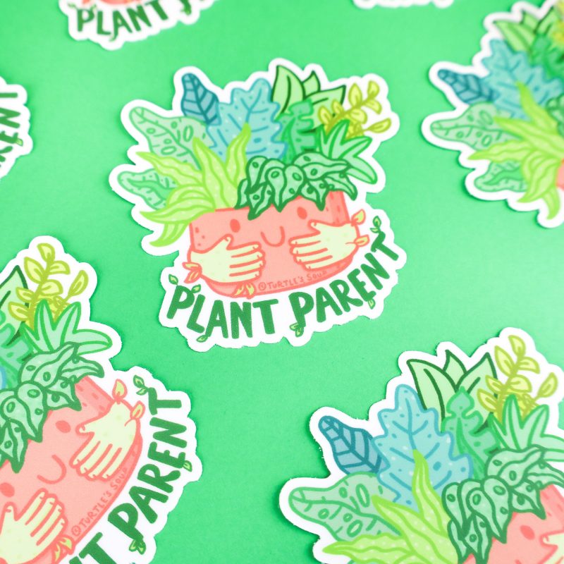 Plant Parent Vinyl Sticker Succulents