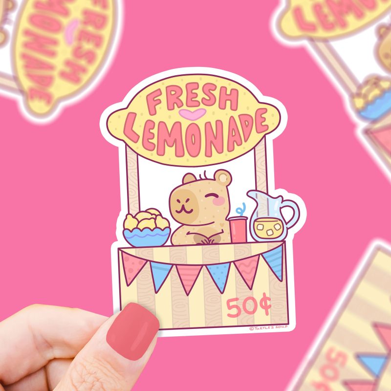 S 539 Lemonade Shop Shop Keeper Sticker by Turtles Soup