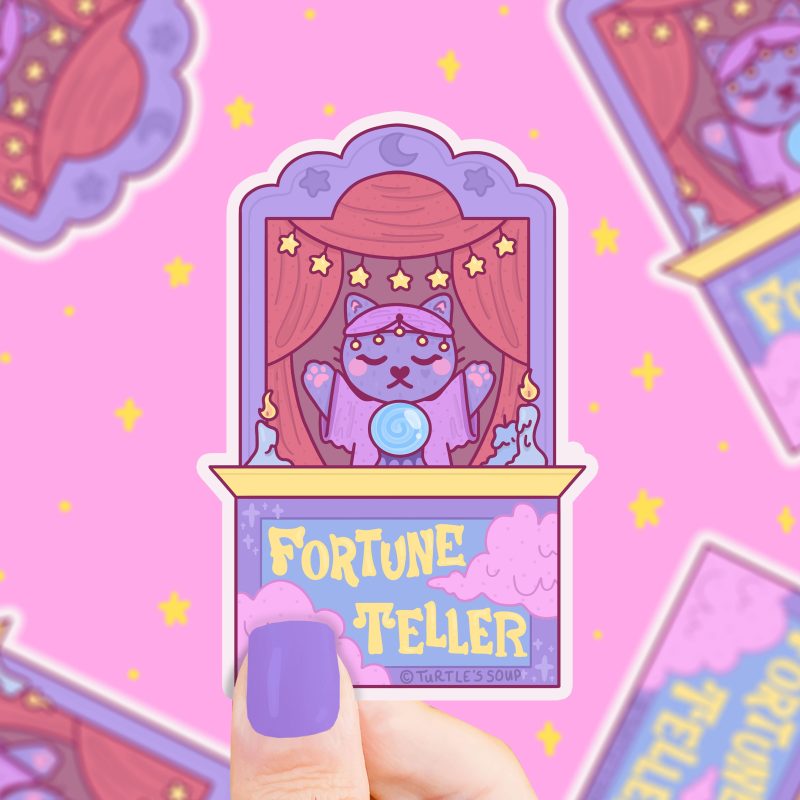 S 542 Fortune Teller Shop Shop Keeper Sticker by Turtles Soup