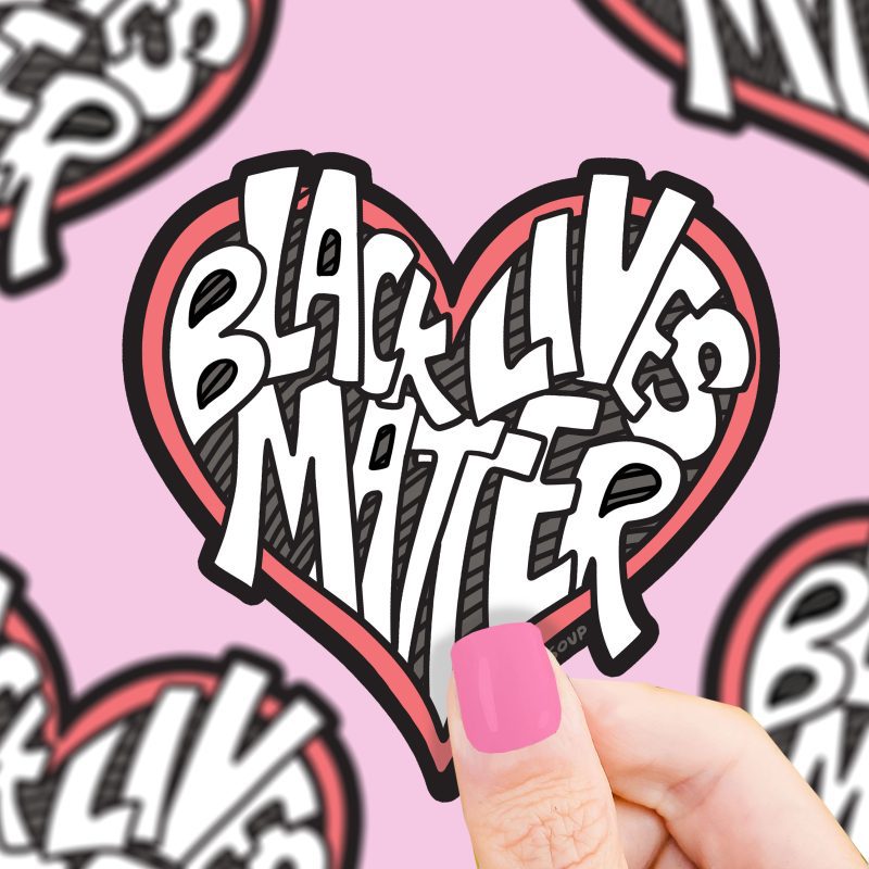 S 589 Black Lives Matter Vinyl Sticker by Turtles Soup