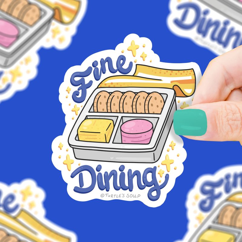 S566 Fine Dining Sticker by Turtles Soup