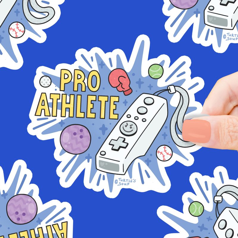 S567 Pro Athlete Vinyl Sticker by Turtles Soup