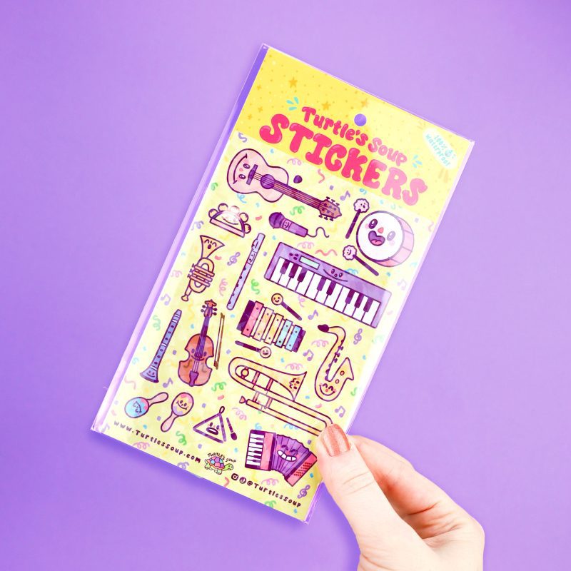 SH 019 Instruments Sticker Sheet 1