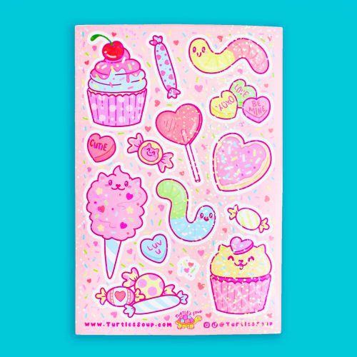 SH038 Sweet Stuff Sticker Sheet Photo 2