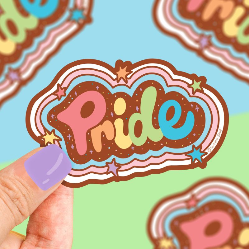 pride stiicker cute typography sticker art lgbt sticker art for turtles soup