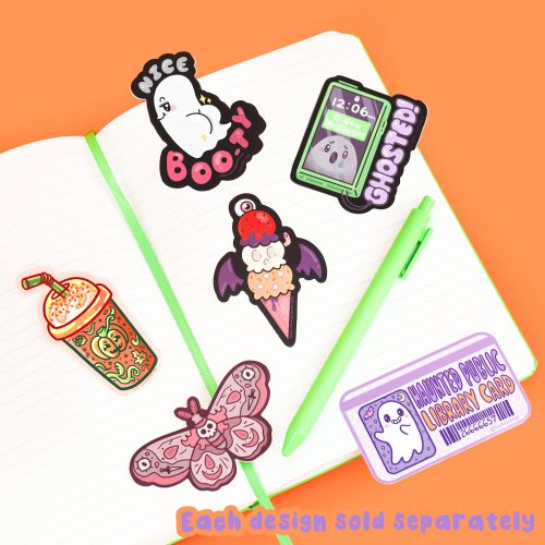 spooky halloween vinyl sticker collection by turtles soup