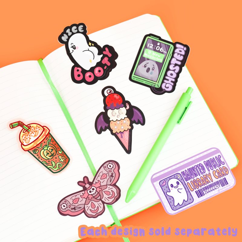 spooky halloween vinyl sticker collection by turtles soup 7ded2860 d936 43a2 bcb3 7925538dcec7